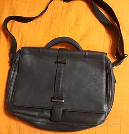 Borsa cartella PiQuadro in vera pelle porta pc Not