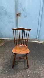 sedia in legno windsor vintage