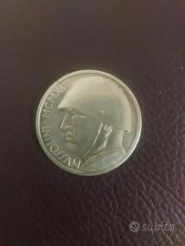 20 LIRE 1928 ELMETTO CAPPELLONE REGNO D'ITALIA VIT