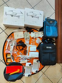 Drone Fimi X8 SE per parti + accessori e borse