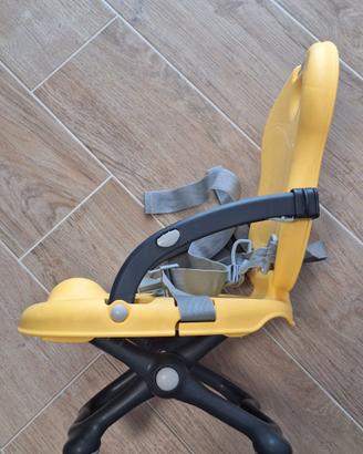 Rialzo sedia CAM Giallo - Portatile con Tavolino
