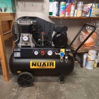 Compressore 50 lt Nuair B2800B/2M/50 TECH
