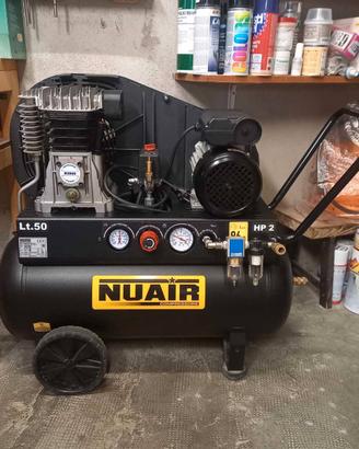 Compressore 50 lt Nuair B2800B/2M/50 TECH