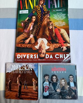 CD Maneskin con rivista Vanity Fair