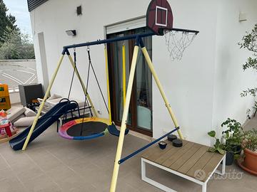 Giostre per bambini in giardino