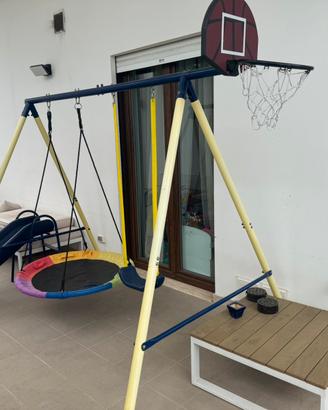 Giostre per bambini in giardino
