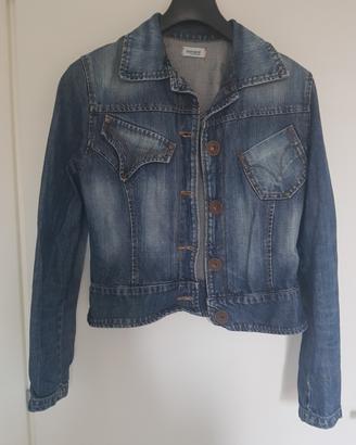 giacca di jeans Benetton donna 