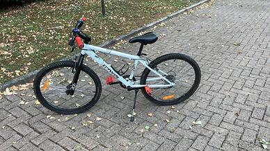 Bici Rockrider 24" bianca