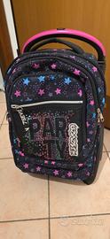 zaino SEVEN  ragazza con trolley staccabile
