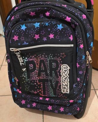 zaino SEVEN  ragazza con trolley staccabile