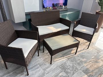 Set sedie da giardino