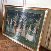 Quadro Indù Krishna raro