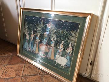 Quadro Indù Krishna raro
