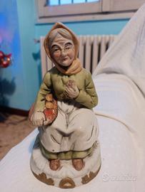 statuina presepe raffigurate donna 