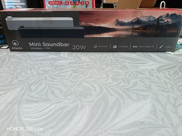 Mini Soundbar Atlantis 20w con fm incorporato