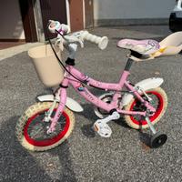Bicicletta bambina 12,5” con accessori
