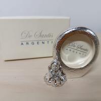 Cornice placcata in argento con angioletto