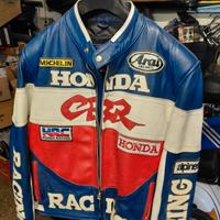Giacca Honda CBR vera pelle
