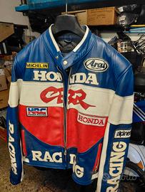Giacca Honda CBR vera pelle
