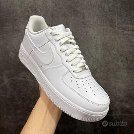 Nike Air Force 1 07 Low-Top, Bianco, Taglia 44