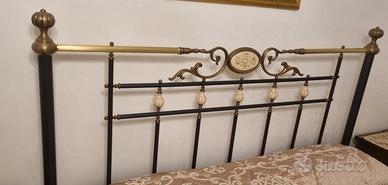 testata letto in ottone