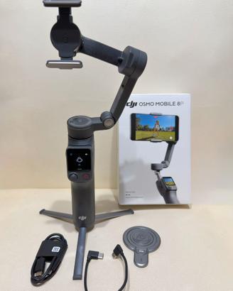 DJI OSMO MOBILE 8P STABILIZZATORE+OPTIONALS