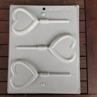 stampo forma cuore lollipop per zucchero