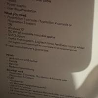 Volante con pedaliera per ps5