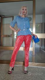 Guess./ pantaloni donna./  Nuovi./ cotone rosso