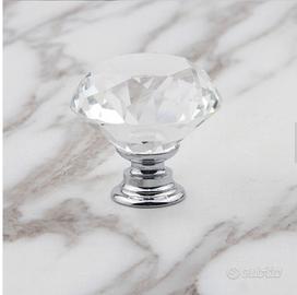 Pomelli armadio in cristallo