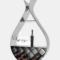 Vendi portavino da parete a goccia cattelan