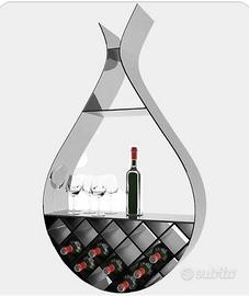 Vendi portavino da parete a goccia cattelan