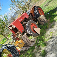 Trattore fiat 411piu vangatrice