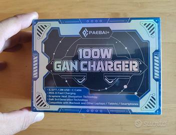 Caricatore verde 100W PD GaN - Sigillata