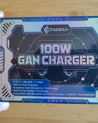 Caricatore verde 100W PD GaN - Sigillata