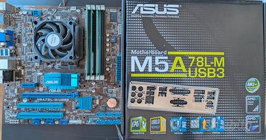 Scheda madre + CPU + RAM
