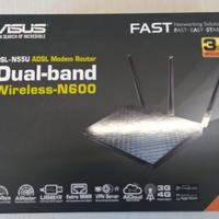 Asus DSL-N55U Dual Band Wireless-N600 Gigabit ADSL