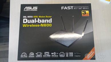 Asus DSL-N55U Dual Band Wireless-N600 Gigabit ADSL