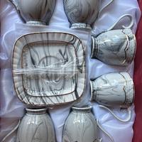 Servizio 6 tazzine caffe ceramica