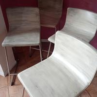 4 sgabelli imbottiti