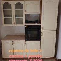 camera da letto + cucina + parete attrezzata 