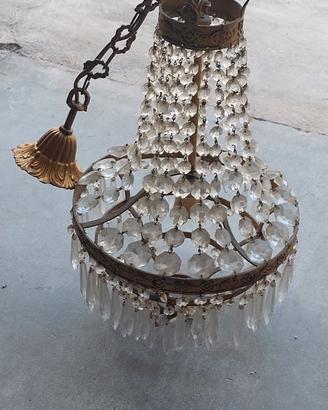 Lampadario stile impero anni '50