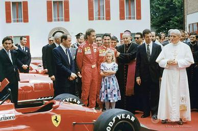 Foto Papa Giovanni Paolo Fiorano scuderia Ferrari