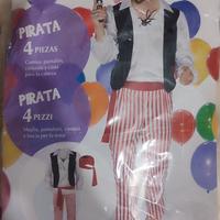 vestito carnevale pirata con accessori