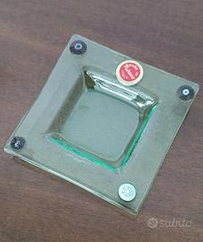 Piattino in vetro di Murano verde 