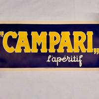 Manifesto Pubblicitario Banner Campari Aperitif