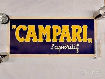 Manifesto Pubblicitario Banner Campari Aperitif