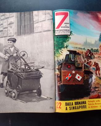 40 riviste 7 anni di guerra anno 1961/ 1962