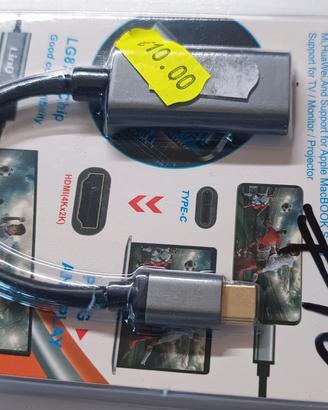 Adattatore LinQ Type-C to HDMI 4K Adapter H7084 