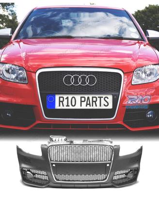 PARAURTI ANTERIORE AUDI A4 04-07 LOOK RS4 GRIGLIA 